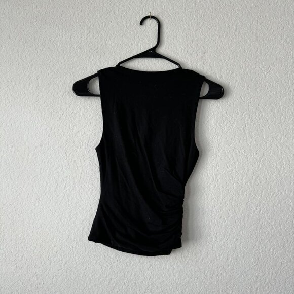 Revolve black side ruched full length tank top🖤🍸 - Picture 6 of 7